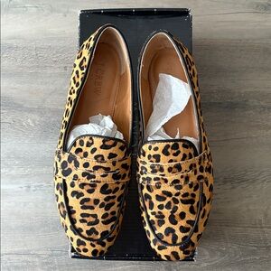 J. Crew Factory Calf Hair Penny Loafers